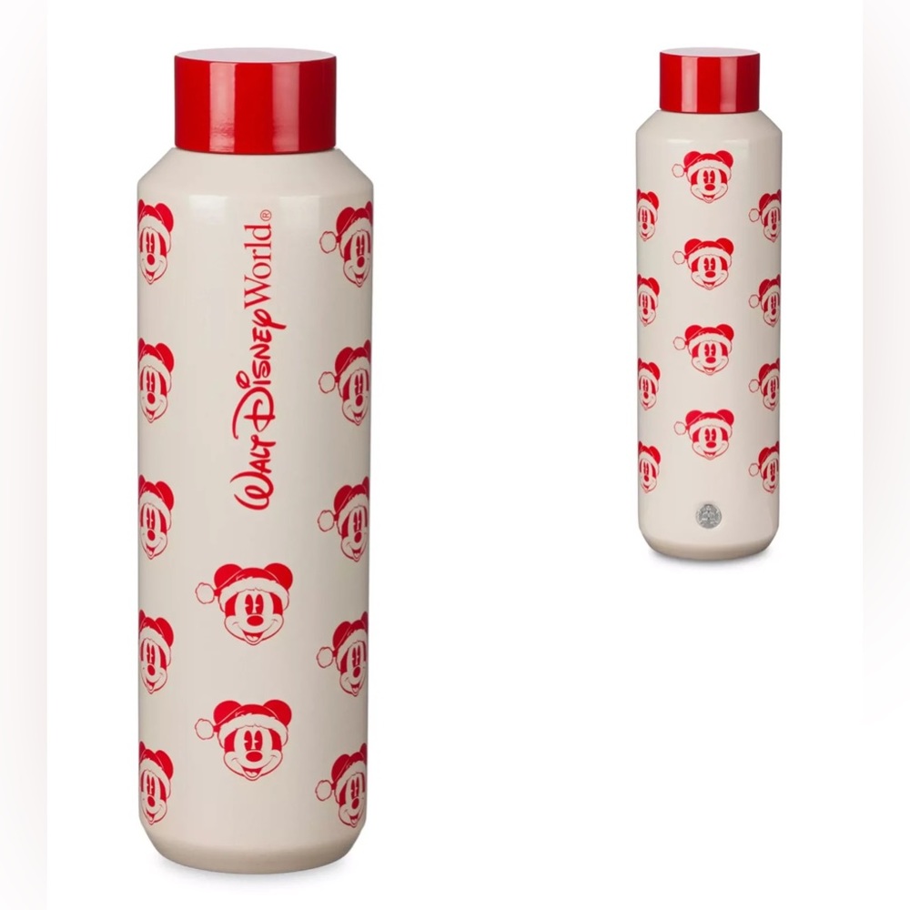 Disney Parks WDW Starbucks Holiday Christmas Santa Mickey Tumbler